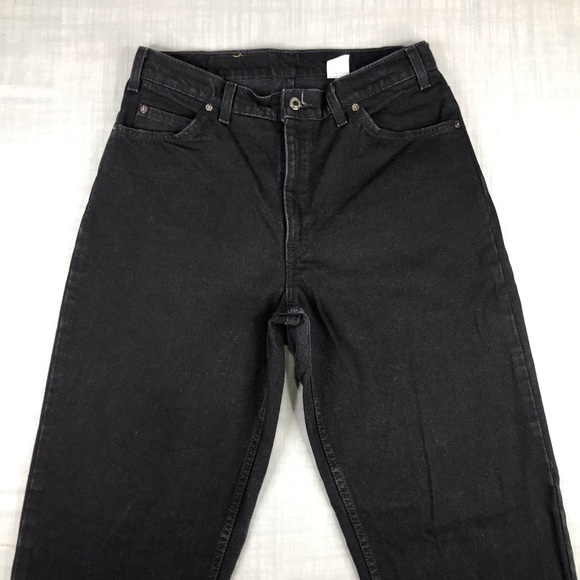 Vintage 90s Levi's Mens 34x34 560 Black Jeans - Picture 3 of 14